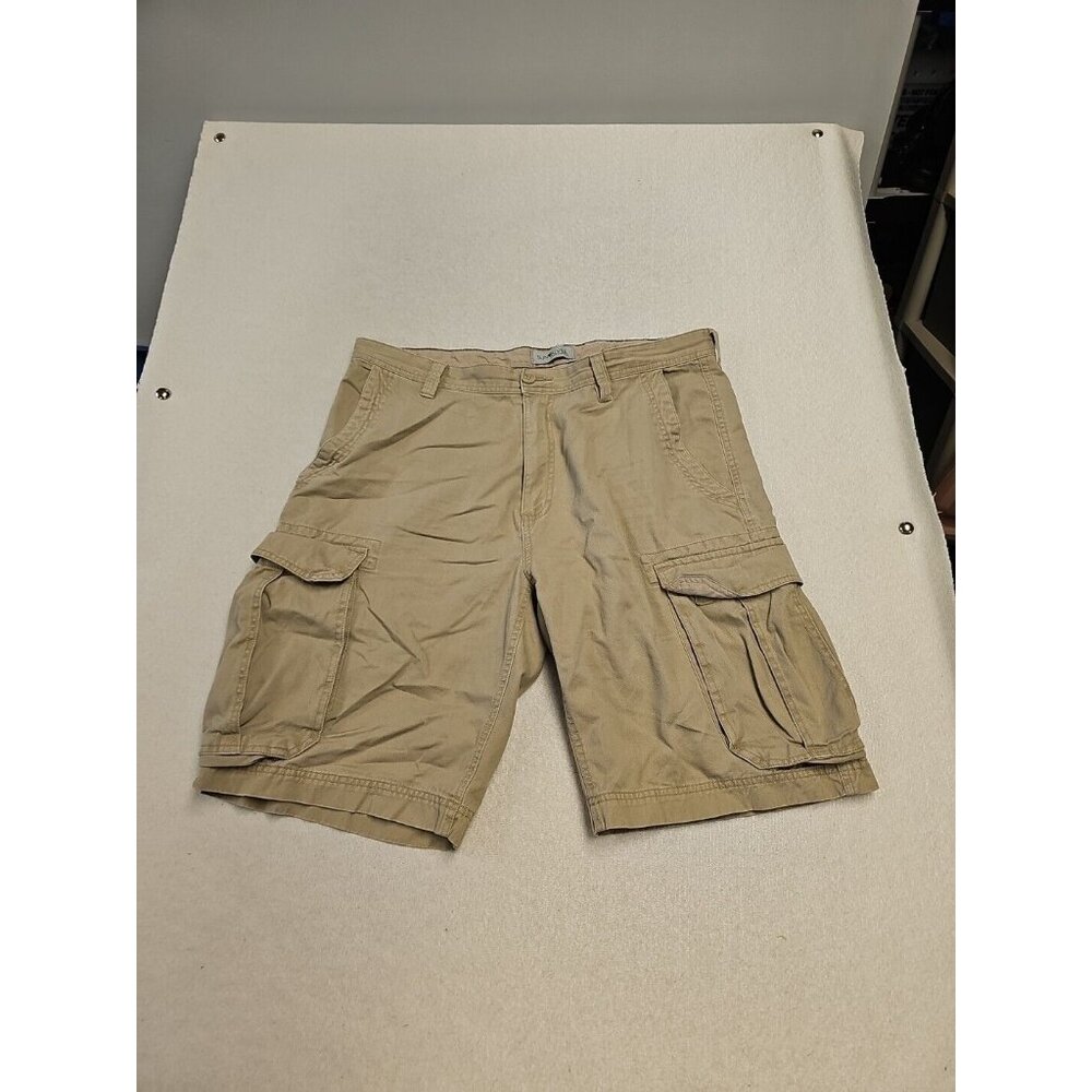 Sun River Shorts Mens‎ 36 Kahki Cotton Cargo Hiking Outdoors